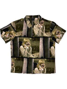 Scream Casey Becker DUMBGOOD Horror Camp Button-Up Shirt NWT XL